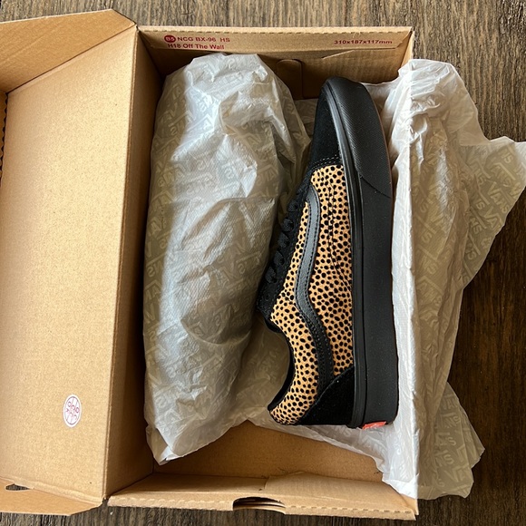 Vans Old Skool Comfycush. Mini Cheetah print. Black & camel tan. Women’s 6. NIB - Picture 11 of 16